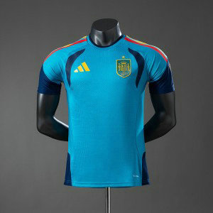 Spain 2026 Player Version Slim Fit(Run Smaller) Version Training - Blue Jersey Jersey S-XXL