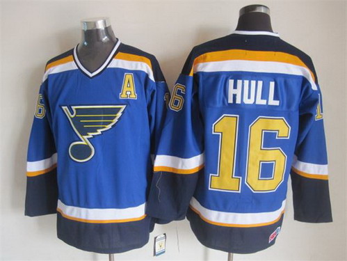 St. Louis Blues #16 Brett Hull 2014 Blue Throwback CCM Jersey St. Louis Blues #16 Brett Hull 2014 Blue Throwback CCM Jersey