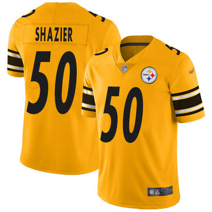 Steelers #50 Ryan Shazier Gold Men's Stitched Football Limited Inverted Legend Jersey Steelers #50 Ryan Shazier Gold Men's Stitched Football Limited Inverted Legend Jersey
