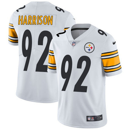 Steelers #92 James Harrison White Men's Stitched Football Vapor Untouchable Limited Jersey Steelers #92 James Harrison White Men's Stitched Football Vapor Untouchable Limited Jersey