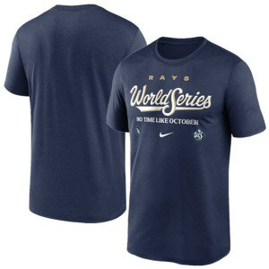 Tampa Bay Rays Navy 2026 World Series Collection Legend Dri-FIT T-Shirt