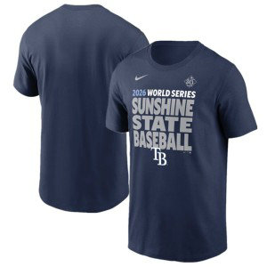 Tampa Bay Rays Navy 2026 World Series T-Shirt