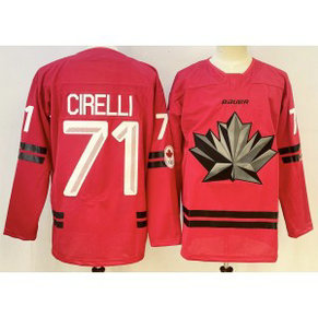 Team Canada 71 Cirelli Red New Men Jersey Team Canada 71 Cirelli Red New Men Jersey