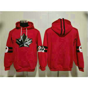 Team Canada Red Ageless Must-Have Lace-Up Pullover Hoodie