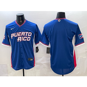 Team Puerto Rico Blank Blue 2026 World Cup Cool Base Men Jersey Team Puerto Rico Blank Blue 2026 World Cup Cool Base Men Jersey