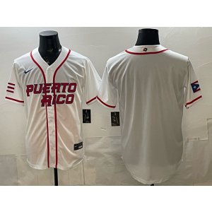 Team Puerto Rico Blank White 2026 World Cup Cool Base Men Jersey Team Puerto Rico Blank White 2026 World Cup Cool Base Men Jersey