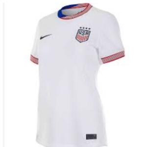 Team USA 2024 Soccer White Women Home Jersey