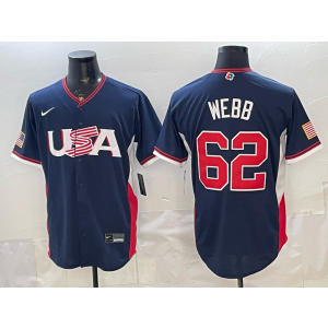 Team USA Giants 62 Webb Navy 2026 World Cup Cool Base Men Jersey Team USA Giants 62 Webb Navy 2026 World Cup Cool Base Men Jersey