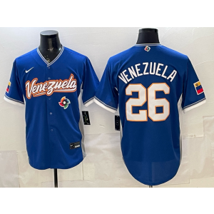 Team Venezuela 26 Venezuela Blue 2026 World Cup Cool Base Men Jersey