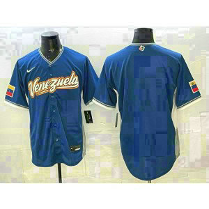 Team Venezuela Blank WBC Blue Jersey