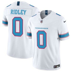 Tennessee Titans 0 Calvin Ridley White 2026 F.U.S.E. Vapor Limited Men Jersey