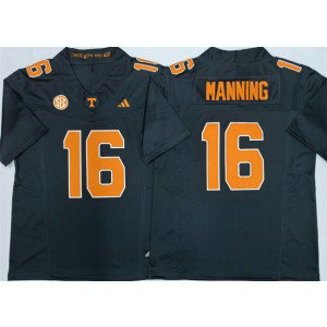 Tennessee Volunteers 16 Peyton Manning Black 2026 F.U.S.E. Vapor Limited Men Jersey