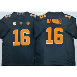 Tennessee Volunteers 16 Peyton Manning Black 2026 F.U.S.E. Vapor Limited Men Jersey