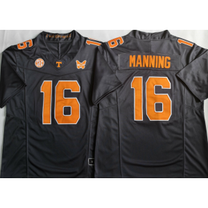 Tennessee Volunteers 16 Peyton Manning Gray F.U.S.E. Vapor Limited Men Jersey