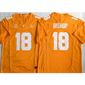 Tennessee Volunteers 18 DeSean Bishop Orange F.U.S.E. Vapor Limited Men Jersey