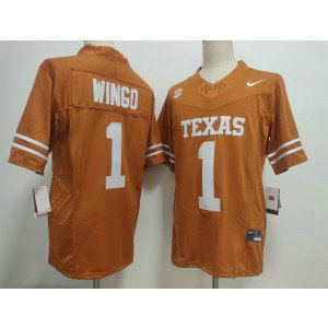 Texas Longhorns 1 Ryan Wingo Orange F.U.S.E. Vapor Limited Men Jersey