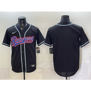 Texas Rangers Blank 2026 Black Out Cool Base Men Jersey