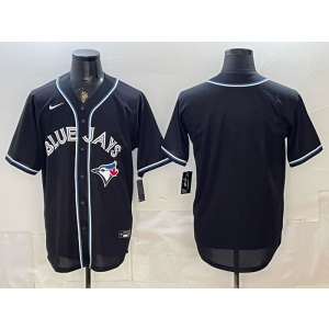 Toronto Blue Jays Blank Black Cool Base Men Jersey
