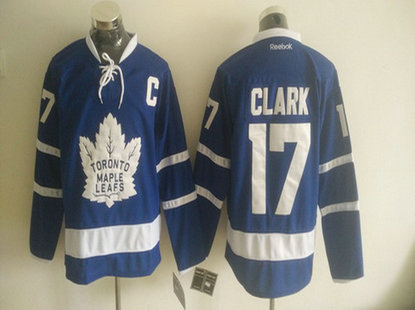 Toronto Maple Leafs #17 Wendel Clark Royal Blue 2016-17 Men's 100TH