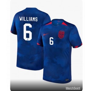 USA 6 Williams Blue Soccer Men Jersey