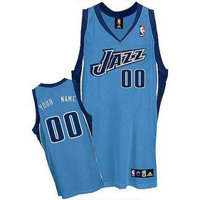 Utah Jazz Custom Lt Blue Alternate Jersey
