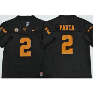 Vanderbilt Commodores 2 Diego Pavia Black F.U.S.E. Vapor Limited Men Jersey
