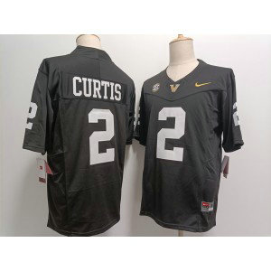 Vanderbilt Commodores 2 Jared Curtis Black F.U.S.E. Vapor Limited Men Jersey