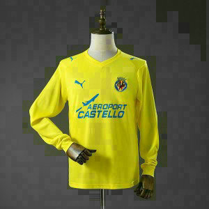 Villarreal 08-09 Home Long-Sleeve Retro Jersey Jersey S-XXL