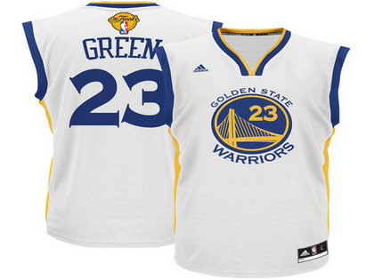 Warriors 23 Draymond Green White 2016 NBA Finals Swingman Jersey