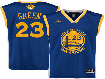 Warriors 23 Draymond Royal White 2016 NBA Finals Swingman Jersey