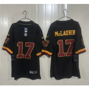Washington Commanders 17 Terry McLaurin Black 2026 Hail Raiser Vapor Limited Men Jersey