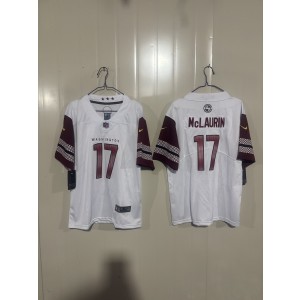 Washington Commanders 17 Terry McLaurin White Vapor Limited Youth Jersey