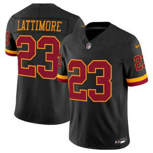 Washington Commanders 23 Trey Amos Black 2026 New F.U.S.E. Vapor Limited Men Jersey