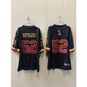 Washington Commanders 52 Styles Black Vapor Limited Men Jersey