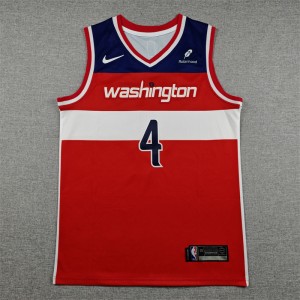 Washington Wizards 4 Dybantsa Red Men Jersey