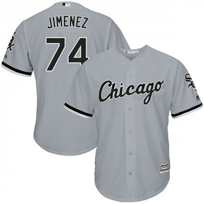 White Sox #74 Eloy Jimenez Gray Cool Base Jersey White Sox #74 Eloy Jimenez Gray Cool Base Jersey