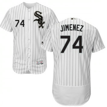 White Sox #74 Eloy Jimenez White Flexbase Jersey