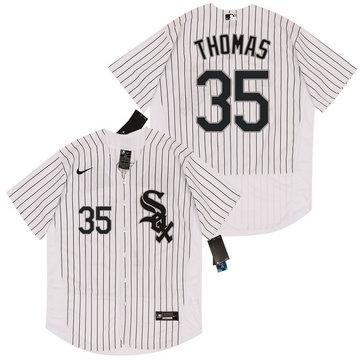 White Sox 35 Frank Thomas White 2020 Nike Flexbase Jersey