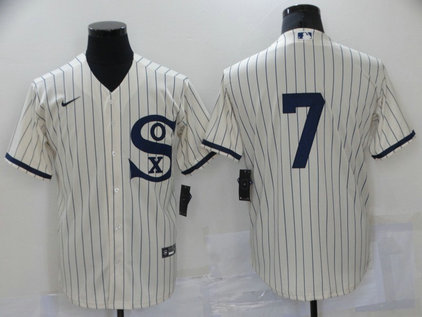 White Sox 7 Tim Anderson Cream Nike 2021 Field Of Dreams Cool Base Jersey White Sox 7 Tim Anderson Cream Nike 2021 Field Of Dreams Cool Base Jersey