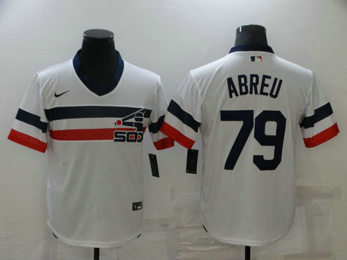White Sox 79 Jose Abreu White Nike Throwback Cool Base Jersey White Sox 79 Jose Abreu White Nike Throwback Cool Base Jersey