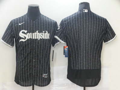 White Sox Blank Black 2021 City Connect Flexbase Jersey
