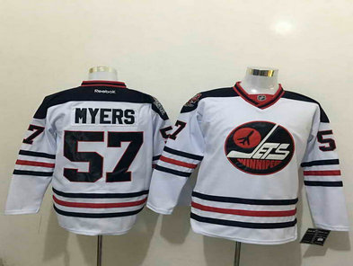 Winnipeg Jets #57 Tyler Myers 2016 Newest Reebok White Jersey