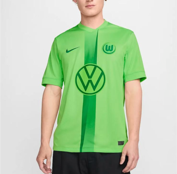Wolfsburg FC green shirt