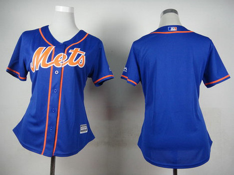 Women's New York Mets Blank Blue Jersey