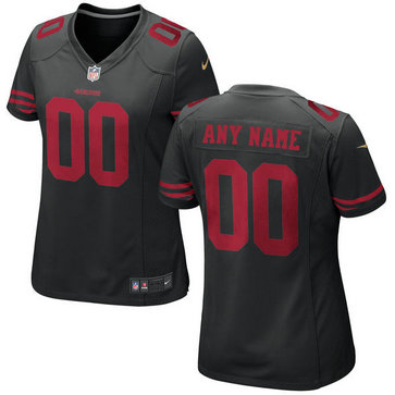 Women's Nike San Francisco 49ers Black Customized limited Jersey Women's Nike San Francisco 49ers Black Customized limited Jersey
