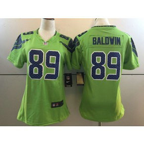 Women Nike NFL Seahawks 89 Doug Baldwin Green Color Rush Jersey Women Nike NFL Seahawks 89 Doug Baldwin Green Color Rush Jersey