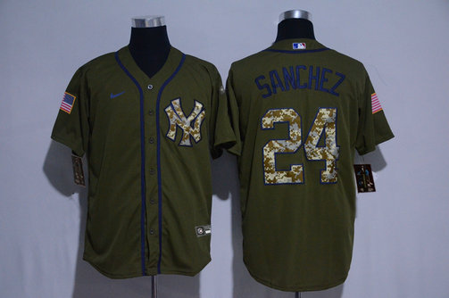 Yankees 24 Gary Sanchez Olive 2020 Nike Cool Base Jersey Yankees 24 Gary Sanchez Olive 2020 Nike Cool Base Jersey