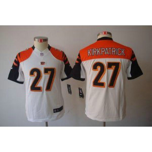 Youth Nike Cincinnati Bengals 27 Dre Kirkpatrick White NFL Limited Jersey
