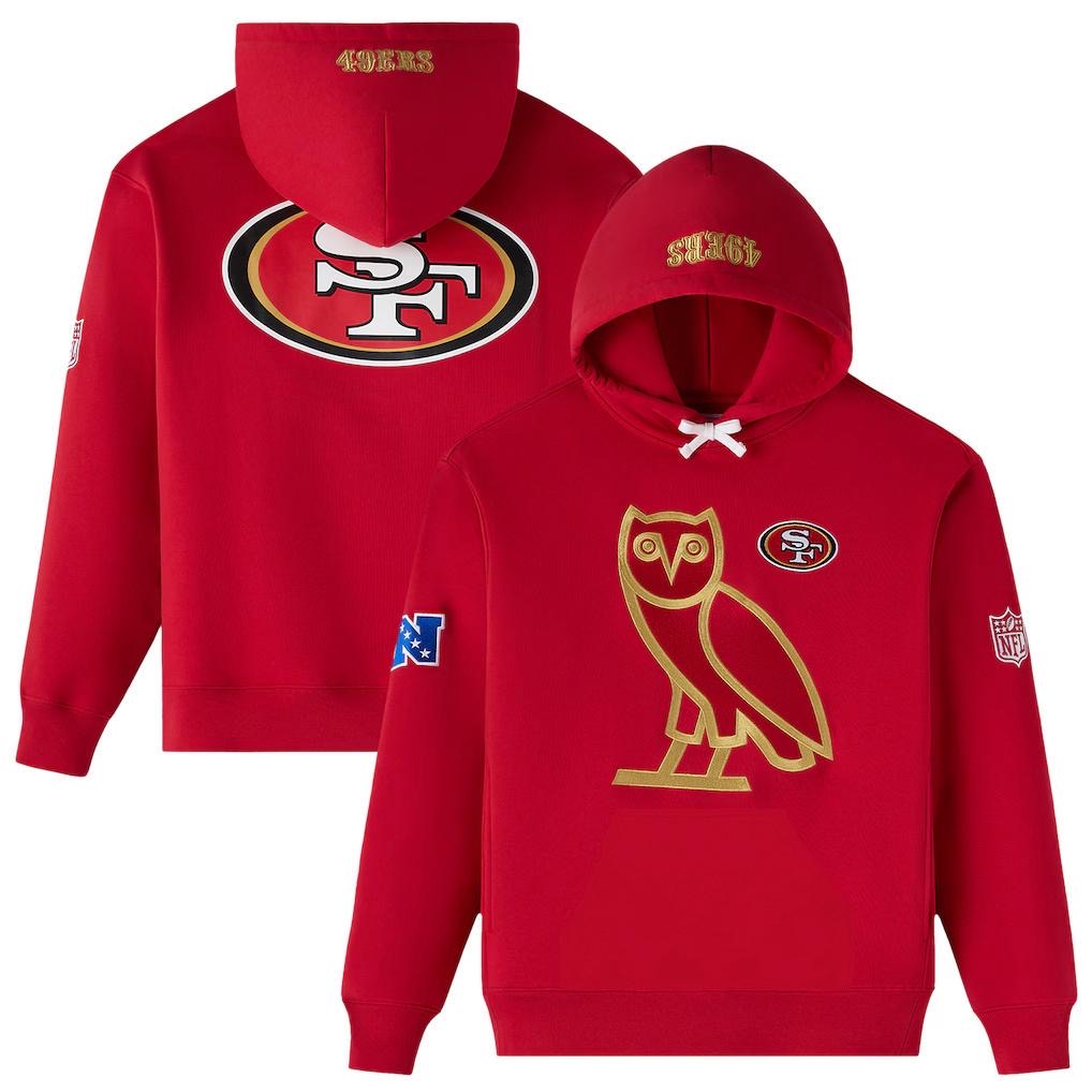 NFL 49ers Mitchell & Ness Black Heathered Gray Head Coach Pullover Hoodie